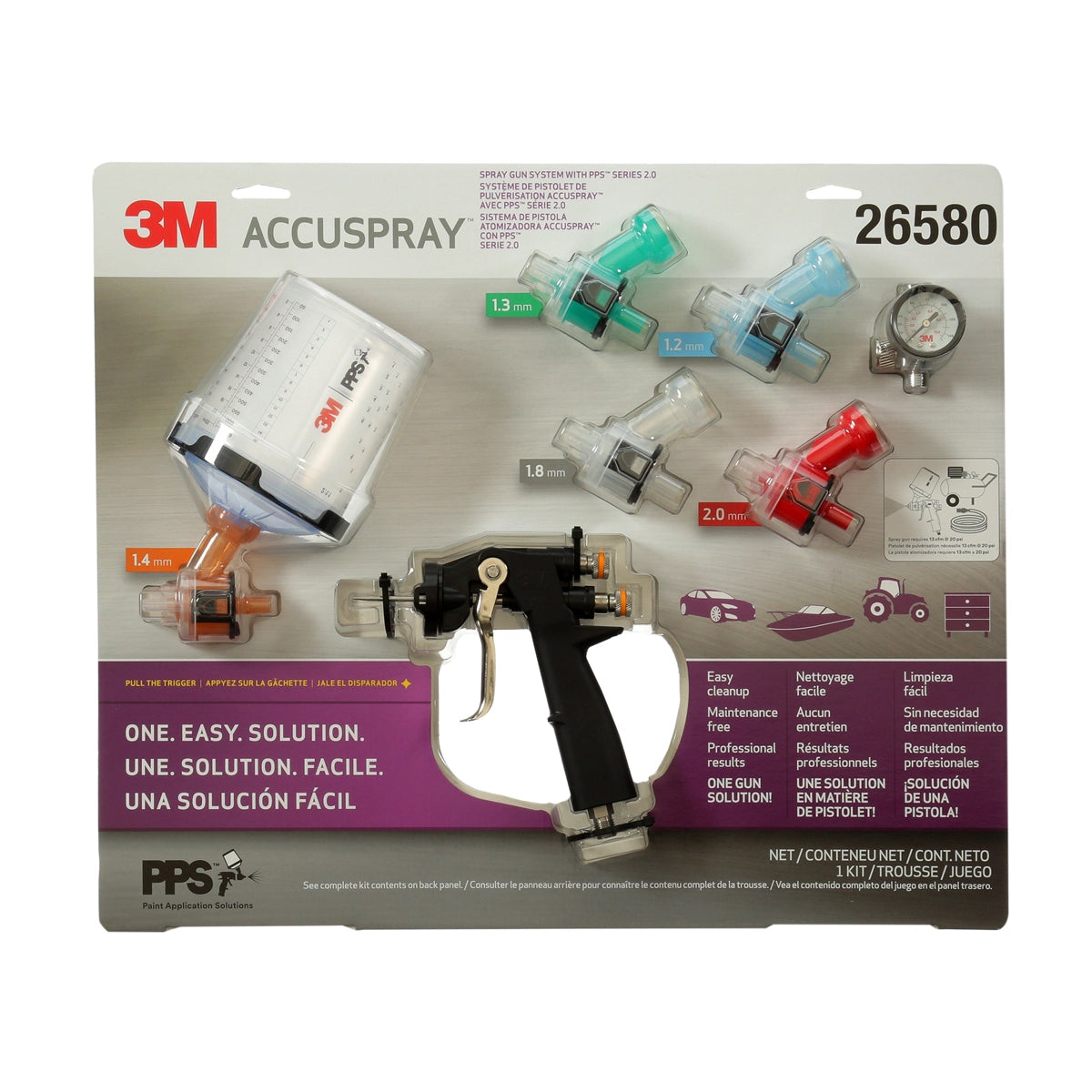 KIT PISTOLA ACCUSPRAY ONE