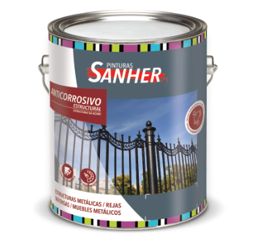 Anticorrosivo Secado Normal Sanher - Tineta 4 galones