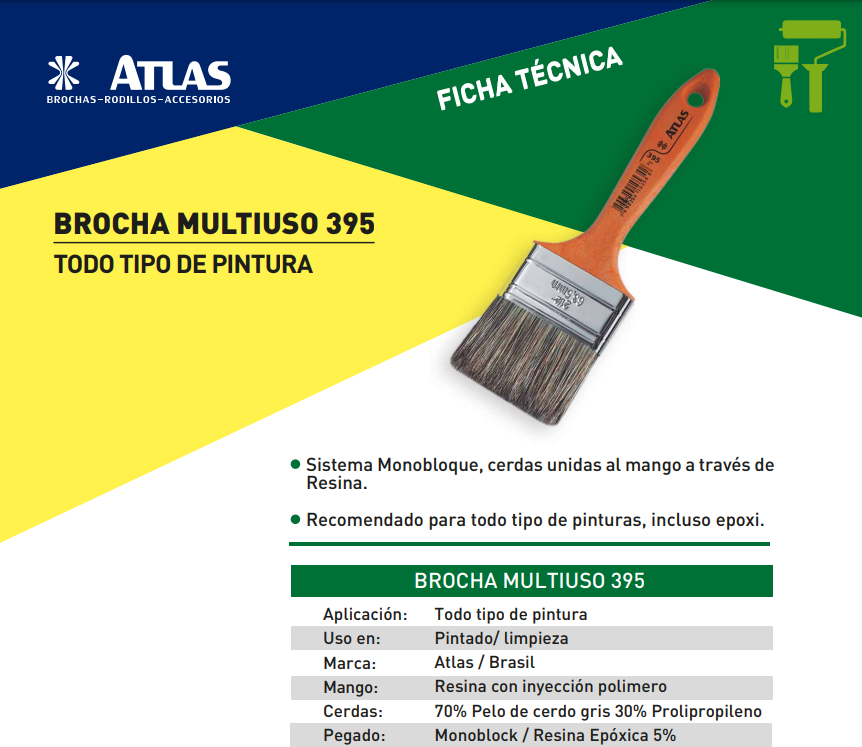 Brocha multiuso 395
