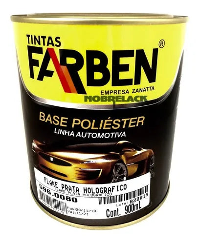 FLAKE / ESCAMA / COPOS DE PLATA HOLOGRAFICO 0.9L