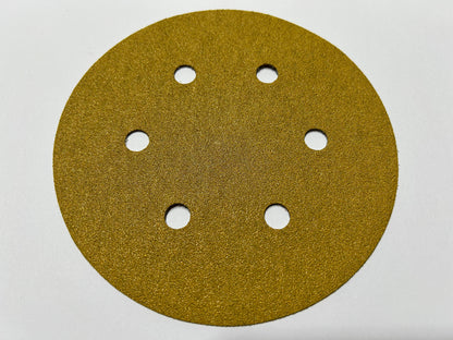 CAJA 100 UNIDADES DE LIJA ORBITAL SUPPRO 6" CON VELCRO